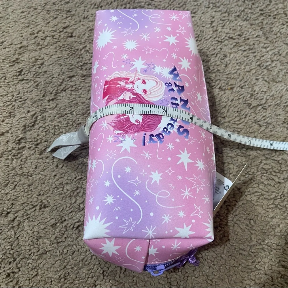 Primark Harry Potter Set Purple Chibi Wands At The Ready Pencil Case & Notebook